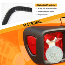 For 2016+ Jeep Renegade 2PCS Rear Tail Light Bezels Frame Trim RT-TCZ