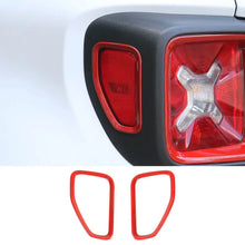 For 2016+ Jeep Renegade 2PCS Rear Tail Light Bezels Frame Trim RT-TCZ