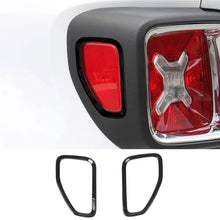 For 2016+ Jeep Renegade 2PCS Rear Tail Light Bezels Frame Trim RT-TCZ