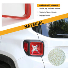 For 2016+ Jeep Renegade 4 x Rear Tail Light Bezels Frame Trim RT-TCZ