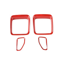 For 2016+ Jeep Renegade 4 x Rear Tail Light Bezels Frame Trim RT-TCZ