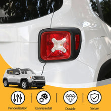 For 2016+ Jeep Renegade Rear Tail Light Bezels Trim Frame Trim RT-TCZ