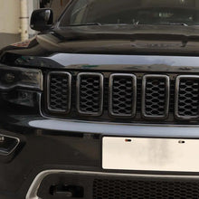 For 2017-2021 Jeep Grand Cherokee WK2 Front Grill Inserts Trim Grille Ring Cover Kit (Not fit for SRT, Trackhawk) RT-TCZ