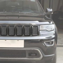 For 2017-2021 Jeep Grand Cherokee WK2 Front Grill Inserts Trim Grille Ring Cover Kit (Not fit for SRT, Trackhawk) RT-TCZ