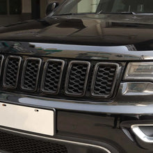 For 2017-2021 Jeep Grand Cherokee WK2 Front Grill Inserts Trim Grille Ring Cover Kit (Not fit for SRT, Trackhawk) RT-TCZ