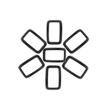 For 2017-2021 Jeep Grand Cherokee WK2 Front Grill Inserts Trim Grille Ring Cover Kit (Not fit for SRT, Trackhawk) RT-TCZ