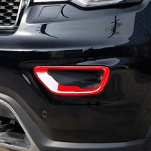 For 2018-2021 Jeep Grand Cherokee WK2 2x Front Fog Light Lamp Bezels Trim RT-TCZ