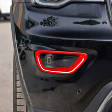 For 2018-2021 Jeep Grand Cherokee WK2 2x Front Fog Light Lamp Bezels Trim RT-TCZ