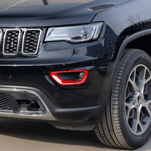 For 2018-2021 Jeep Grand Cherokee WK2 2x Front Fog Light Lamp Bezels Trim RT-TCZ