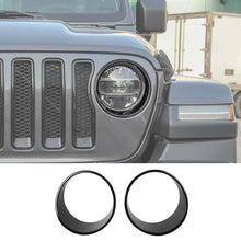 For 2018-2023 Jeep Wrangler JL Gladiator JT Rubicon Headlight Bezels Trim RT-TCZ