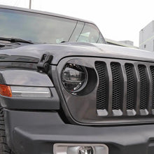 For 2018-2023 Jeep Wrangler JL Gladiator JT Sport Angry Eyes Front Headlight Bezels Trim RT-TCZ