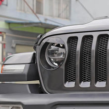 For 2018-2023 Jeep Wrangler JL Gladiator JT Sport Angry Eyes Front Headlight Bezels Trim RT-TCZ
