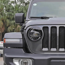 For 2018-2023 Jeep Wrangler JL Gladiator JT Sport Angry Eyes Front Headlight Bezels Trim RT-TCZ