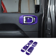 For 2018-2023 Jeep Wrangler JL JLU Interior Cover Trim Full Set Available Separately Purple RT-TCZ