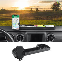 For 2018-2023 Jeep Wrangler JL JLU & Gladiator JT 4Xe Dashboard Storage Tray With Phone Holder RT-TCZ