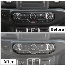 For 2018-2023 Jeep Wrangler JL JLU & Gladiator JT Center Control Air Conditioner Switch Trim Frame RT-TCZ