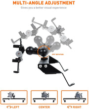 For 2018-2023 Jeep Wrangler JL JLU & Gladiator JT Dash Phone Holder Mount, Black RT-TCZ