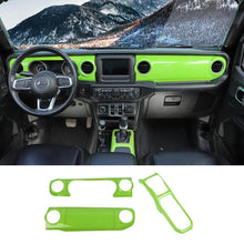 For 2018-2023 Jeep Wrangler JL JLU & Gladiator JT Dashboard Control Console Trim Panel Cover Decor RT-TCZ