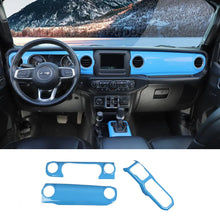 For 2018-2023 Jeep Wrangler JL JLU & Gladiator JT Dashboard Control Console Trim Panel Cover Decor RT-TCZ