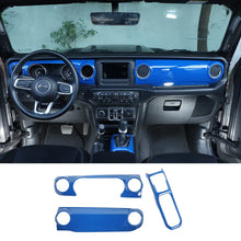For 2018-2023 Jeep Wrangler JL JLU & Gladiator JT Dashboard Control Console Trim Panel Cover Decor RT-TCZ