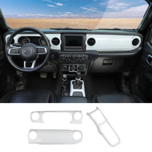 For 2018-2023 Jeep Wrangler JL JLU & Gladiator JT Dashboard Control Console Trim Panel Cover Decor RT-TCZ