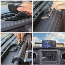 For 2018-2023 Jeep Wrangler JL JLU & Gladiator JT Dashboard Phone Holder Mobile Phone Mount Stand RT-TCZ