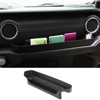 For 2018-2023 Jeep Wrangler JL JLU & Gladiator JT Passenger Co-Pilot Grab Bar Tray Box Storage Organizer RT-TCZ