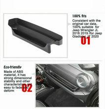For 2018-2023 Jeep Wrangler JL JLU & Gladiator JT Passenger Co-Pilot Grab Bar Tray Box Storage Organizer RT-TCZ
