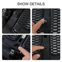 For 2018-2023 Jeep Wrangler JL JLU& Gladiator JT Front Grille Insert Mesh Cover Black RT-TCZ
