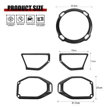 For 2018-2023 Jeep Wrangler JL Rubicon A-pillar &Roof &Trunk Speaker Cover Trim RT-TCZ
