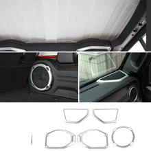 For 2018-2023 Jeep Wrangler JL Rubicon A-pillar &Roof &Trunk Speaker Cover Trim RT-TCZ
