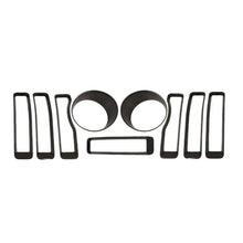 For 2018-2023 Jeep Wrangler JL Sport Front Grille Inserts Ring & Headlight Bezels Trim RT-TCZ