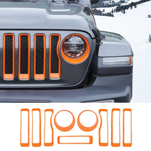 For 2018-2023 Jeep Wrangler JL Sport Front Grille Inserts Ring & Headlight Bezels Trim RT-TCZ