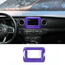 For 2018-2023 Jeep Wrangler JL & Gladiator JT GPS Navigation Panel Cover Trim (Not Fit Rubicon) RT-TCZ