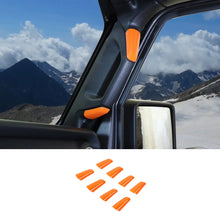 For 2018-2023 Jeep Wrangler JLU & Gladiator JT 4Door A&B Pillar Grab Handles Trim Cover RT-TCZ