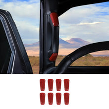 For 2018-2023 Jeep Wrangler JLU & Gladiator JT 4Door A&B Pillar Grab Handles Trim Cover RT-TCZ