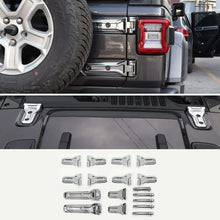 For 2018-2025 Jeep Wrangler JL 4-Dr 17x Door Handle/Door & Engine Hood & Spare Tire Bracket Hinge Trim Cover RT-TCZ
