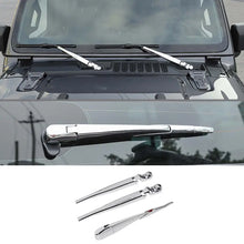 For 2018-2025 Jeep Wrangler JL Front & Rear Window Windshield Wiper Cover Trim RT-TCZ