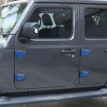 For 2018-2025 Jeep Wrangler JL JLU & Gladiator JT 4Door Door & Engine Hood Hinge Trim Cover Kit RT-TCZ