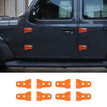 For 2018-2025 Jeep Wrangler JL JLU & Gladiator JT Door Hinge Covers Protector Decoration Trim Kit RT-TCZ