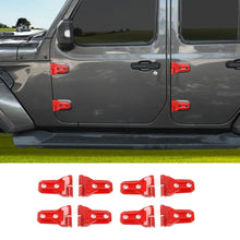 For 2018-2025 Jeep Wrangler JL JLU & Gladiator JT Door Hinge Covers Protector Decoration Trim Kit RT-TCZ
