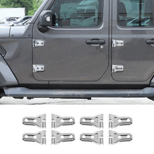 For 2018-2025 Jeep Wrangler JL JLU & Gladiator JT Door Hinge Covers Protector Decoration Trim Kit RT-TCZ