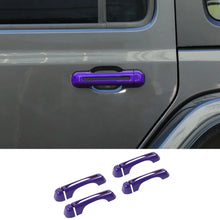 For 2018+ Jeep Gladiator JT 4Door Exterior Door Handle Shell Trim Decor RT-TCZ