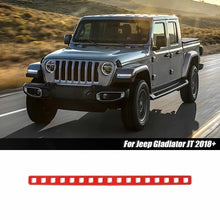 For 2018+ Jeep Gladiator JT Tailgate Third High Brake Light Lamp Cover Trim Red RT-TCZ
