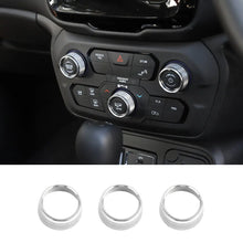 For 2018+ Jeep Renegade Air Condition Audio CD Adjustment Switch Knob Cover Trim RT-TCZ