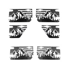 For 2018+ Jeep Wrangler JL 2/4 Door Car Door Decal Sticker American Flag RT-TCZ