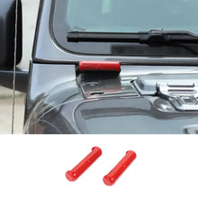 For 2018+ Jeep Wrangler JL 2 x Front Windshield Hinge Decor Exterior Trim RT-TCZ