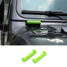 For 2018+ Jeep Wrangler JL 2 x Front Windshield Hinge Decor Exterior Trim RT-TCZ