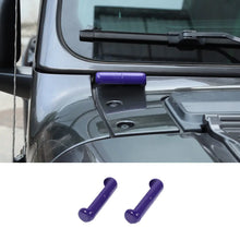 For 2018+ Jeep Wrangler JL 2 x Front Windshield Hinge Decor Exterior Trim RT-TCZ