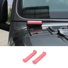 For 2018+ Jeep Wrangler JL 2 x Front Windshield Hinge Decor Exterior Trim RT-TCZ